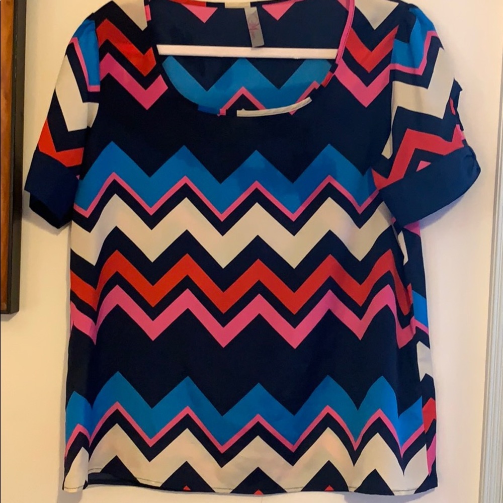 Geo Pattern Blouse - image 3